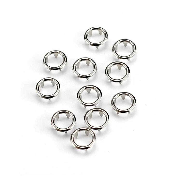 Stainless Steel Hollow Prong Snap Button