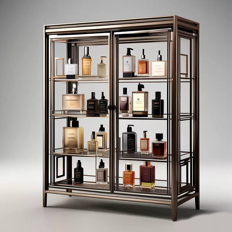 Advantages of Iron Perfume Display Cabinets