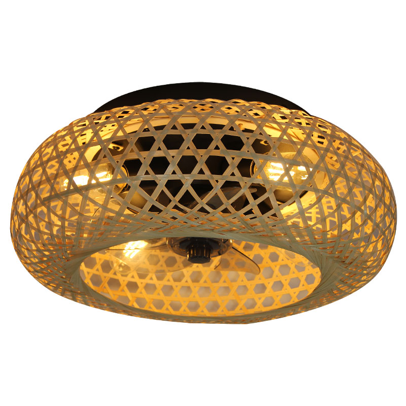 Rattan Ceiling Fan Light: Combining Natural Elegance with Functional Comfort