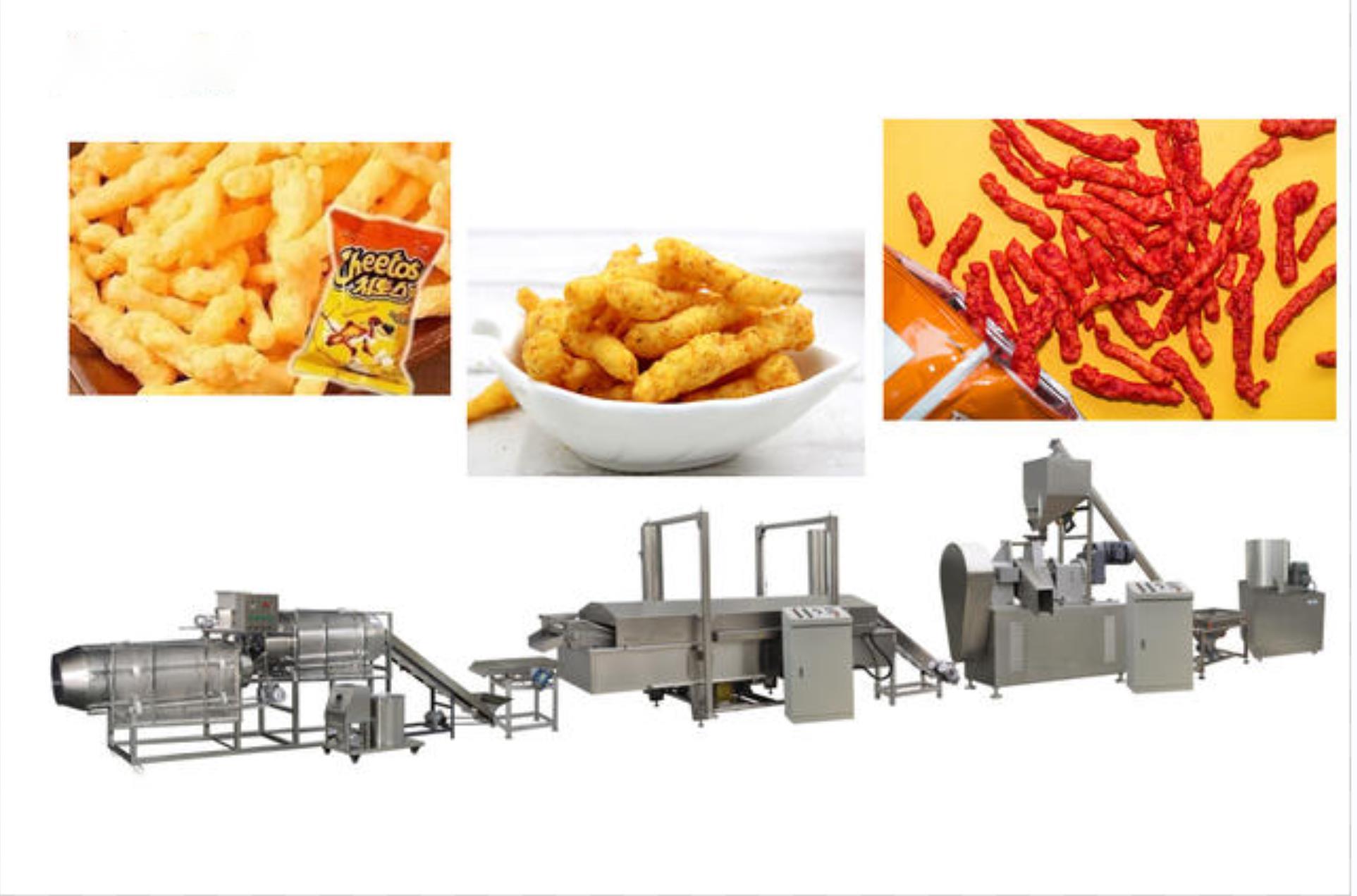 Corn Curls Extruder Machine: Crafting High-Quality Cheetos Chips with Precision