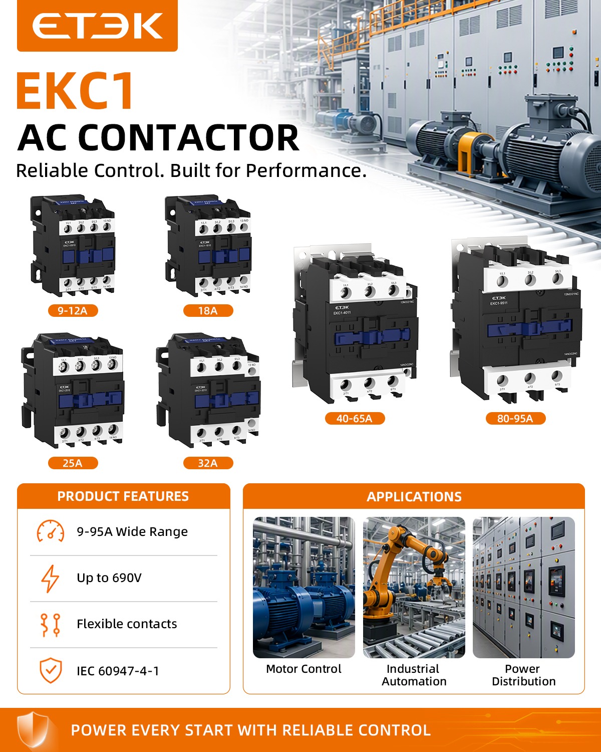 Contactor Factory Precision Manufacturing for Reliable Power Control
